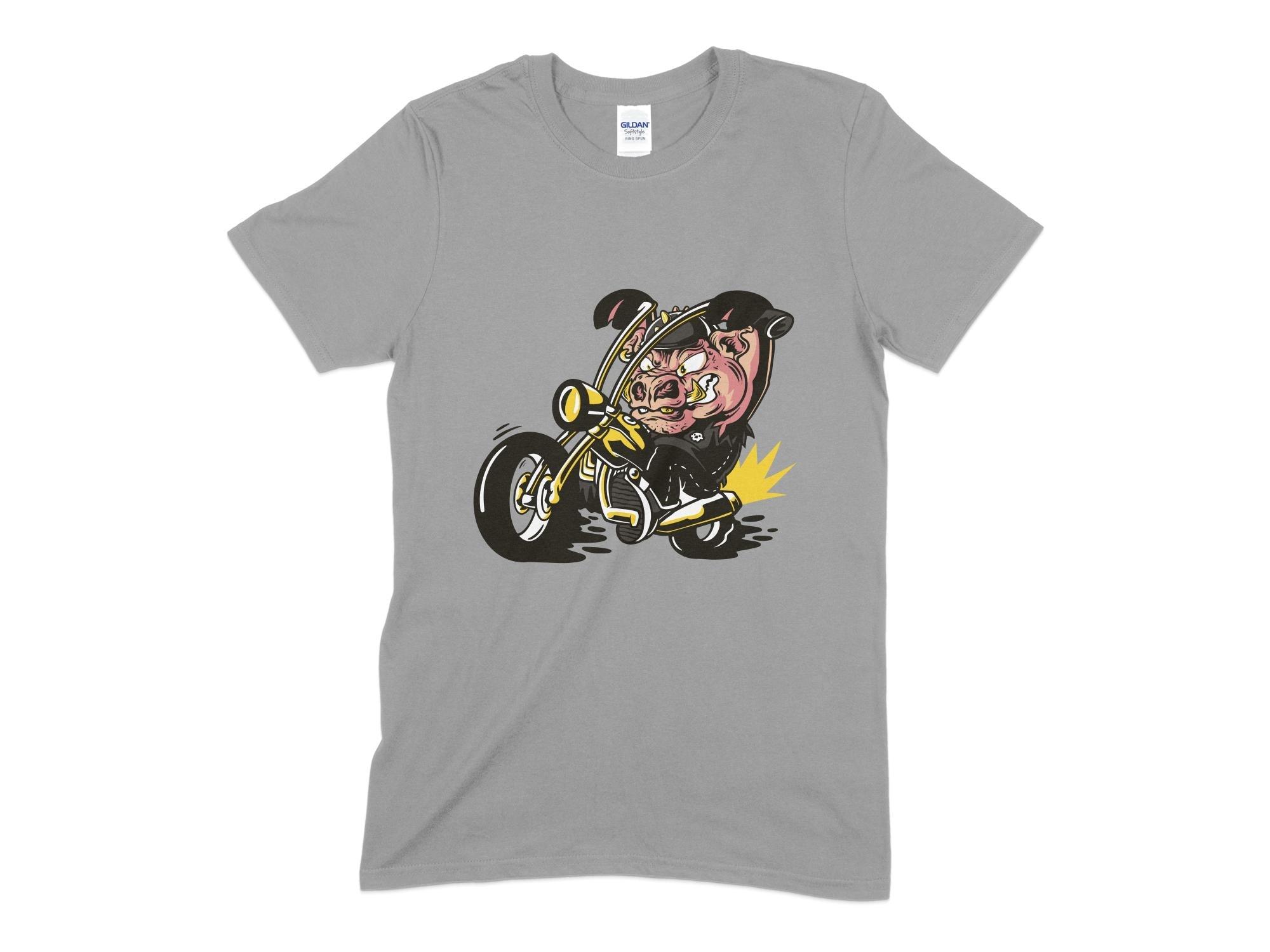 Biker PIG Unisex T-Shirt-Tinted Tees