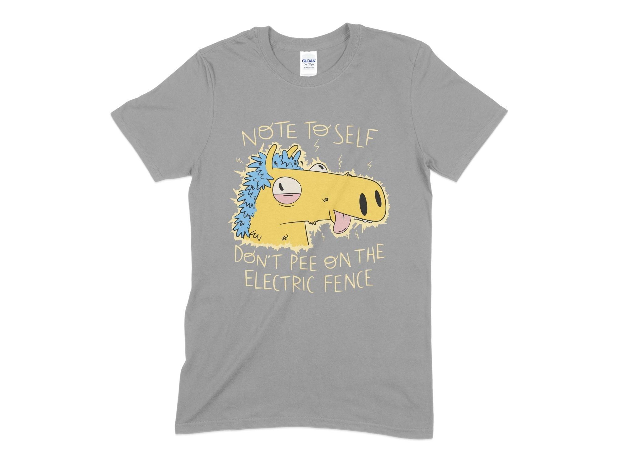 Electrocuted Horse Unisex T-Shirt-Tinted Tees