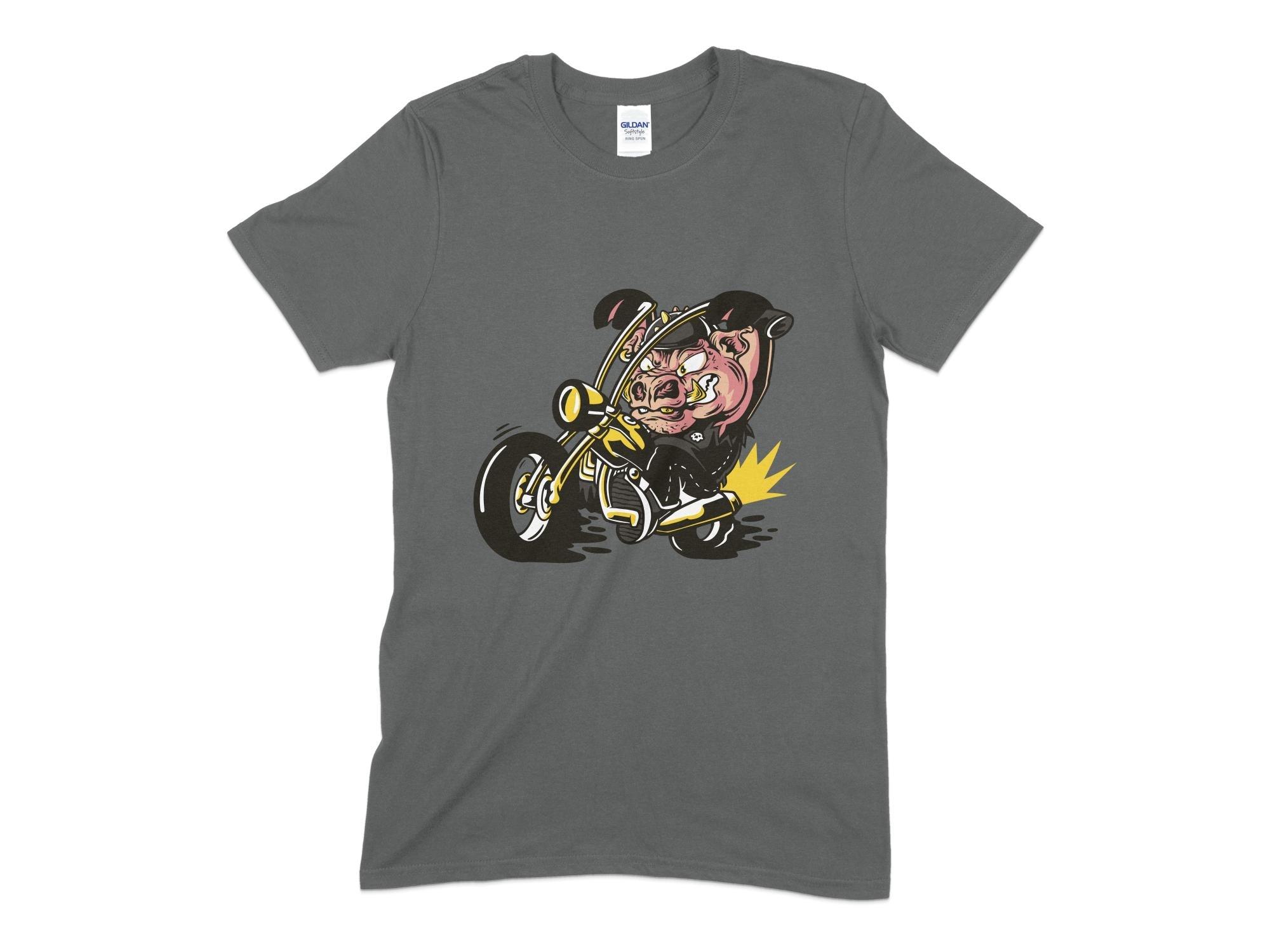 Biker PIG Unisex T-Shirt-Tinted Tees