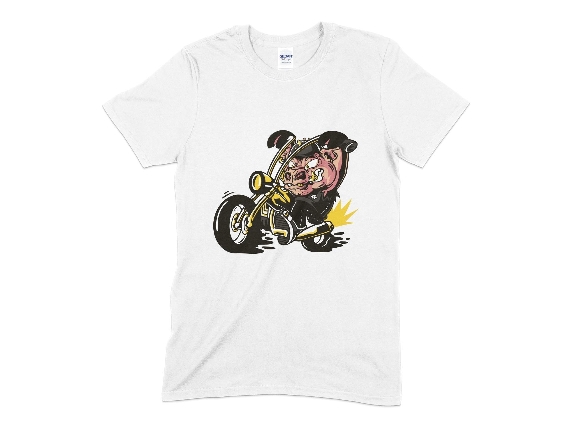 Biker PIG Unisex T-Shirt-Tinted Tees