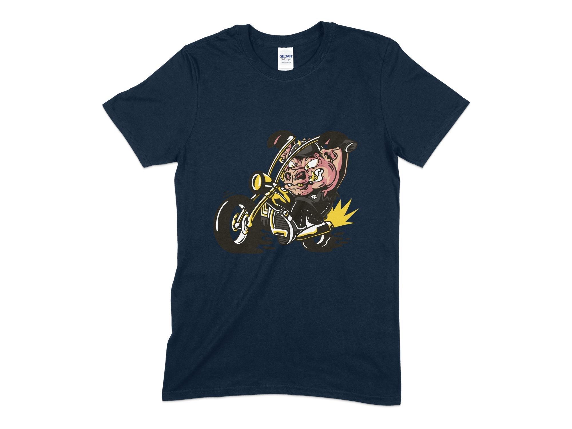 Biker PIG Unisex T-Shirt-Tinted Tees