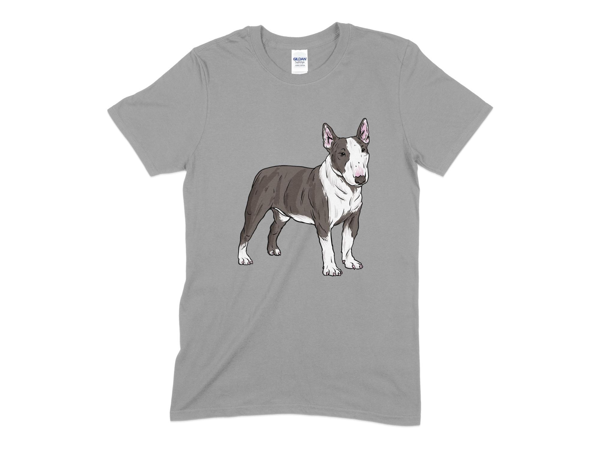 Miniature Bull Terrier Unisex T-Shirt-Tinted Tees