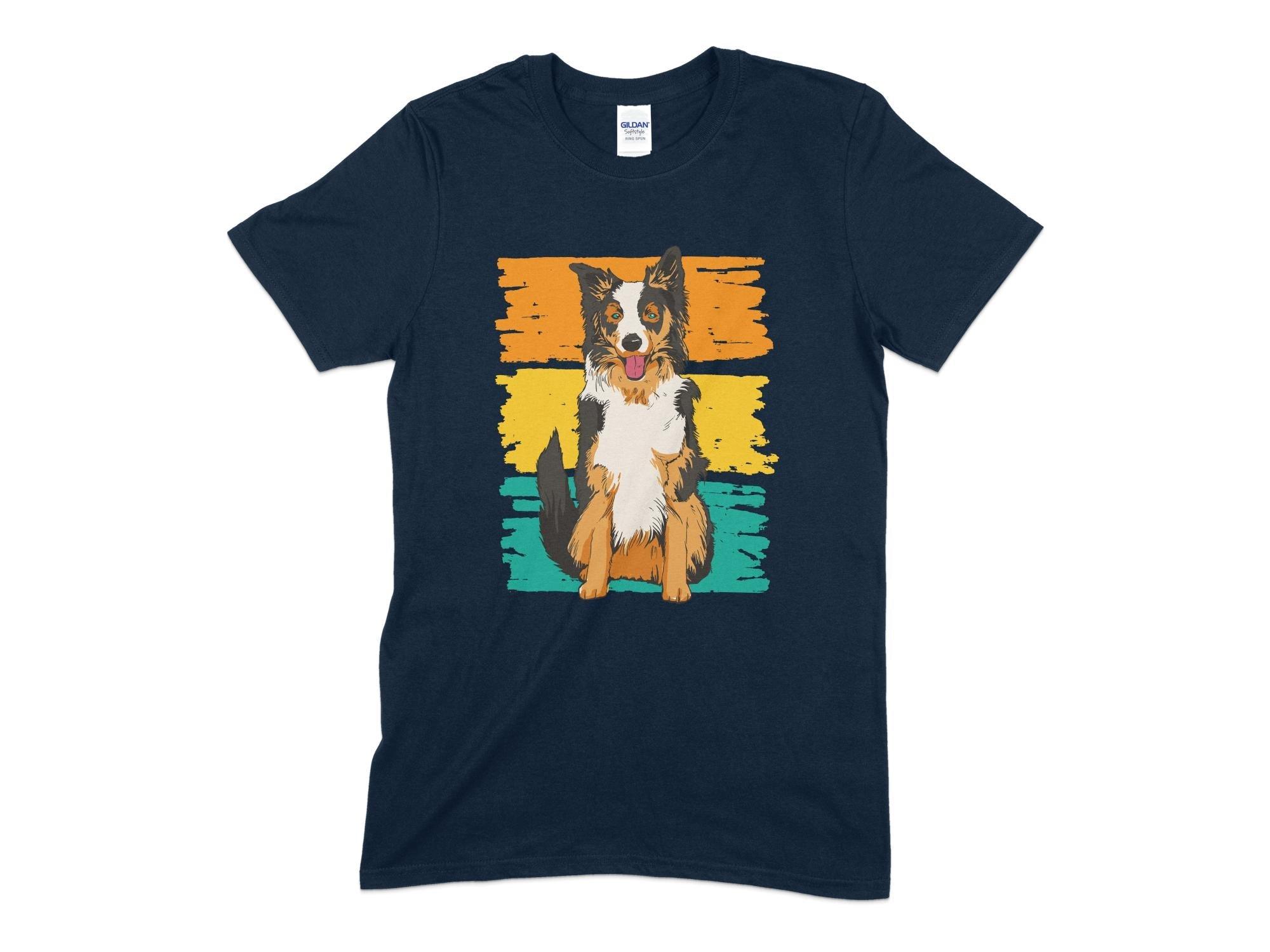 Border Collie Unisex T-Shirt-Tinted Tees