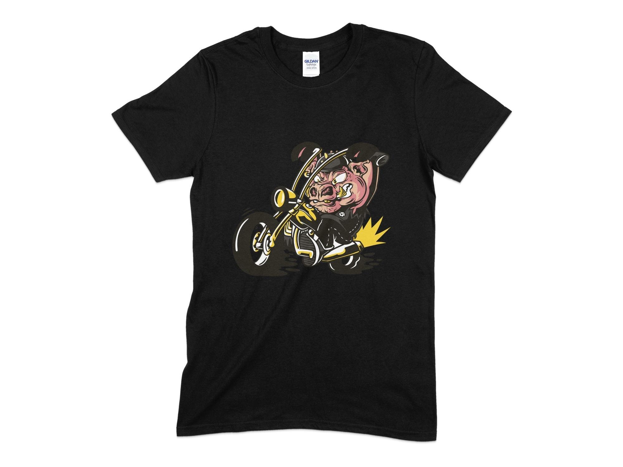 Biker PIG Unisex T-Shirt-Tinted Tees