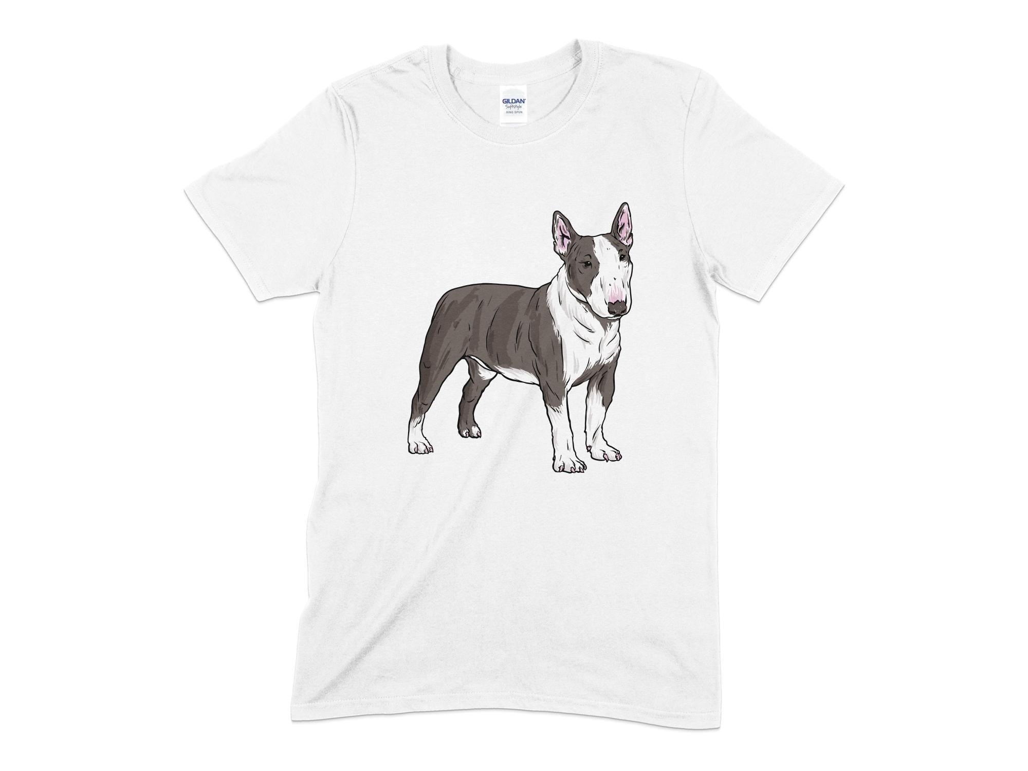 Miniature Bull Terrier Unisex T-Shirt-Tinted Tees