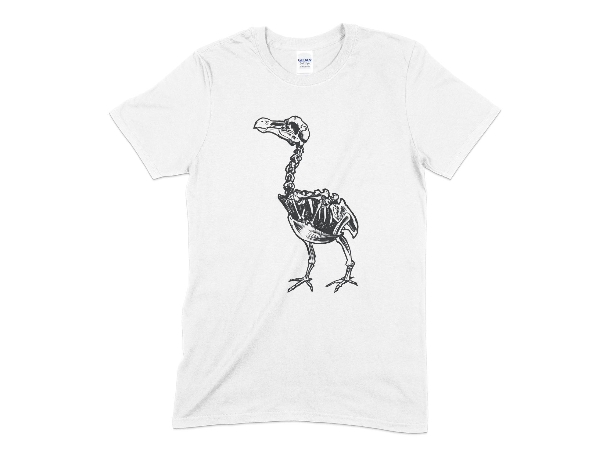 Dodo Bird Skeleton Unisex T-Shirt-Tinted Tees