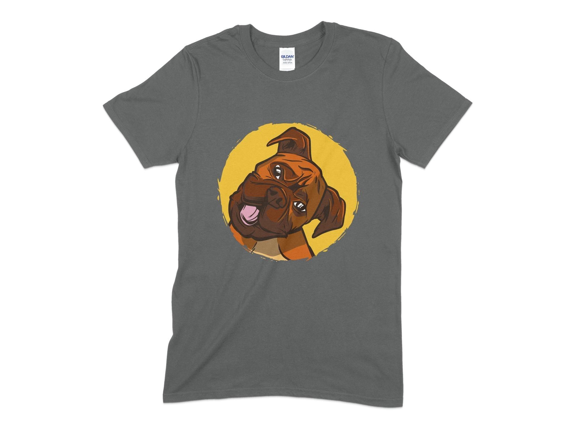 Boxer Dog Unisex T-Shirt-Tinted Tees