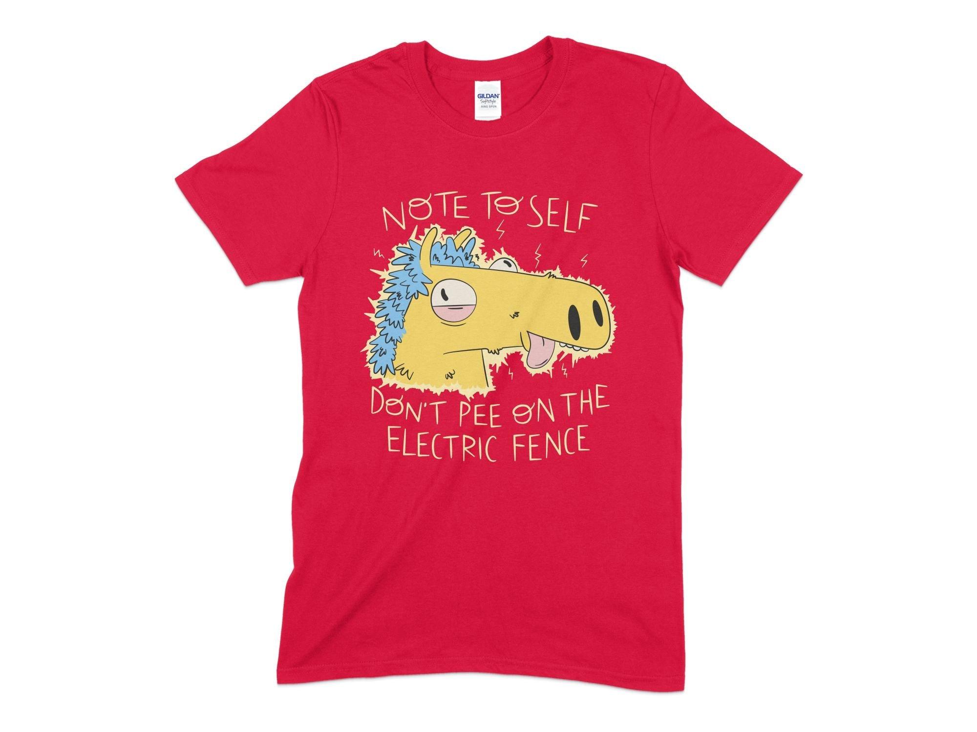 Electrocuted Horse Unisex T-Shirt-Tinted Tees