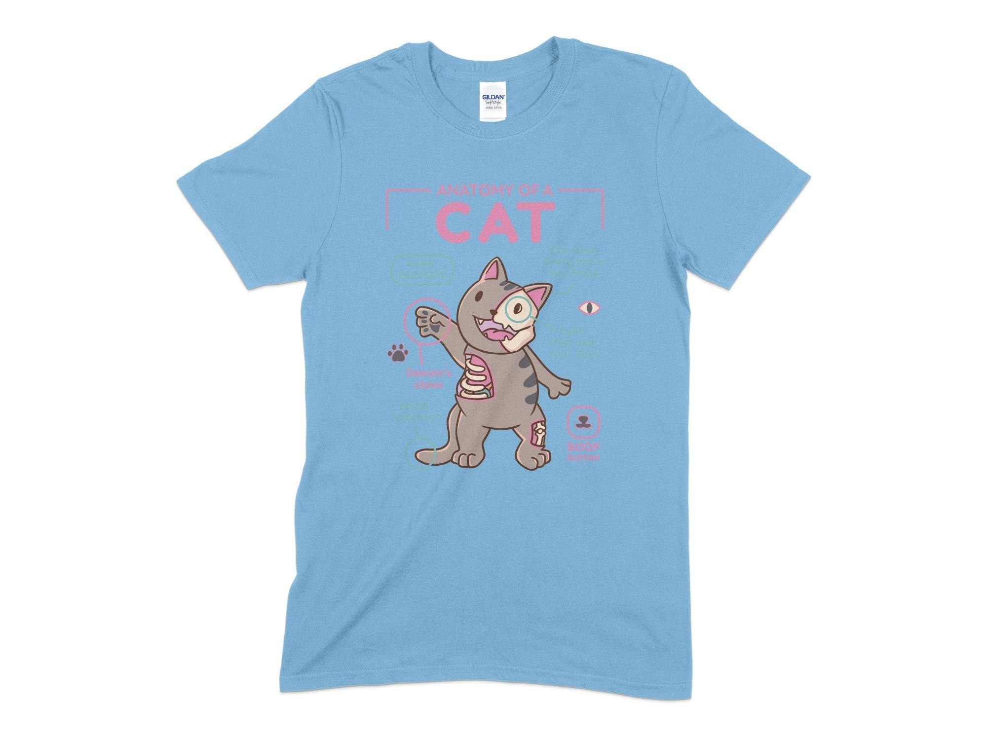 Anatomy Of A Cat Unisex T-Shirt-Tinted Tees