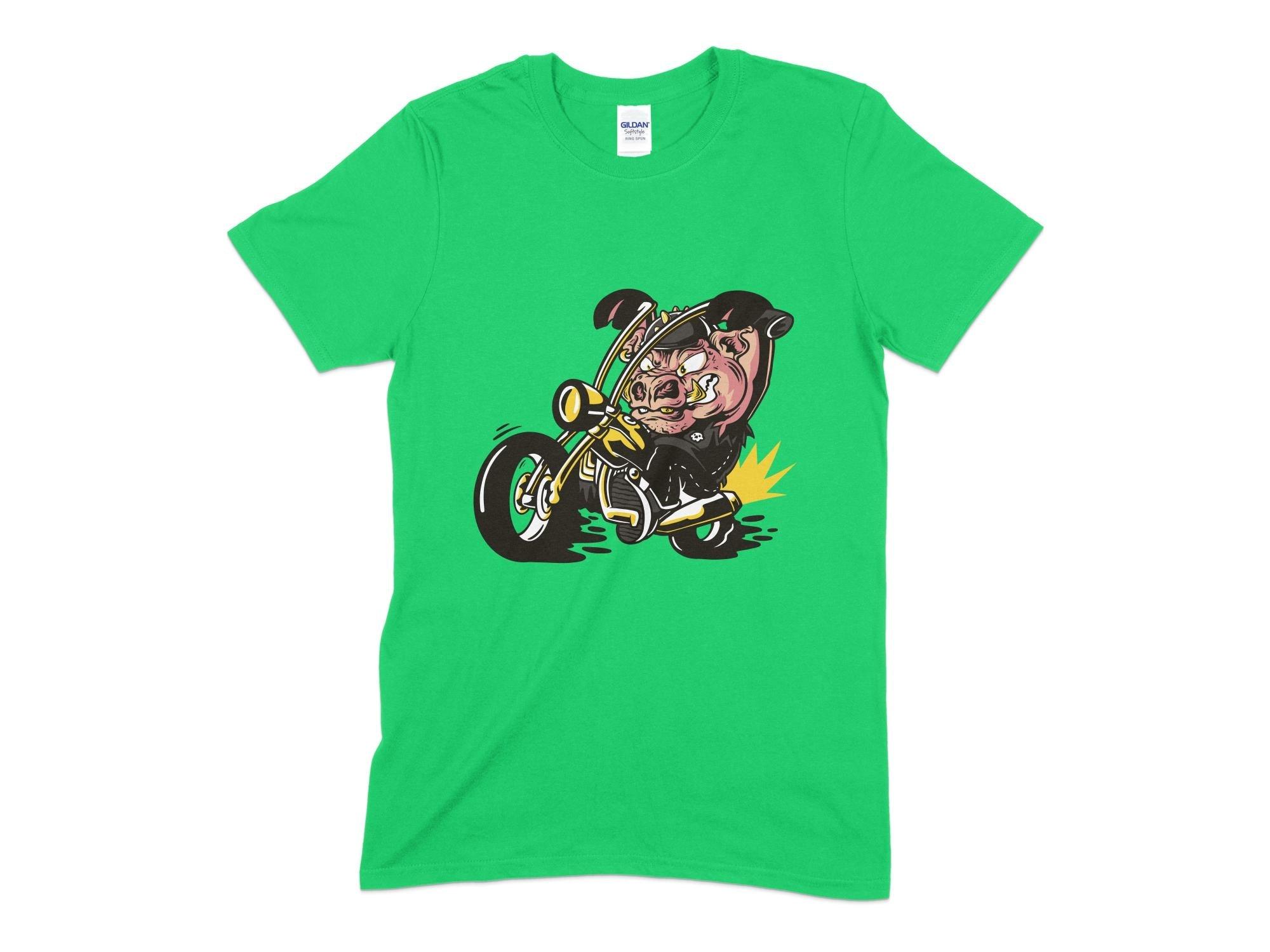 Biker PIG Unisex T-Shirt-Tinted Tees