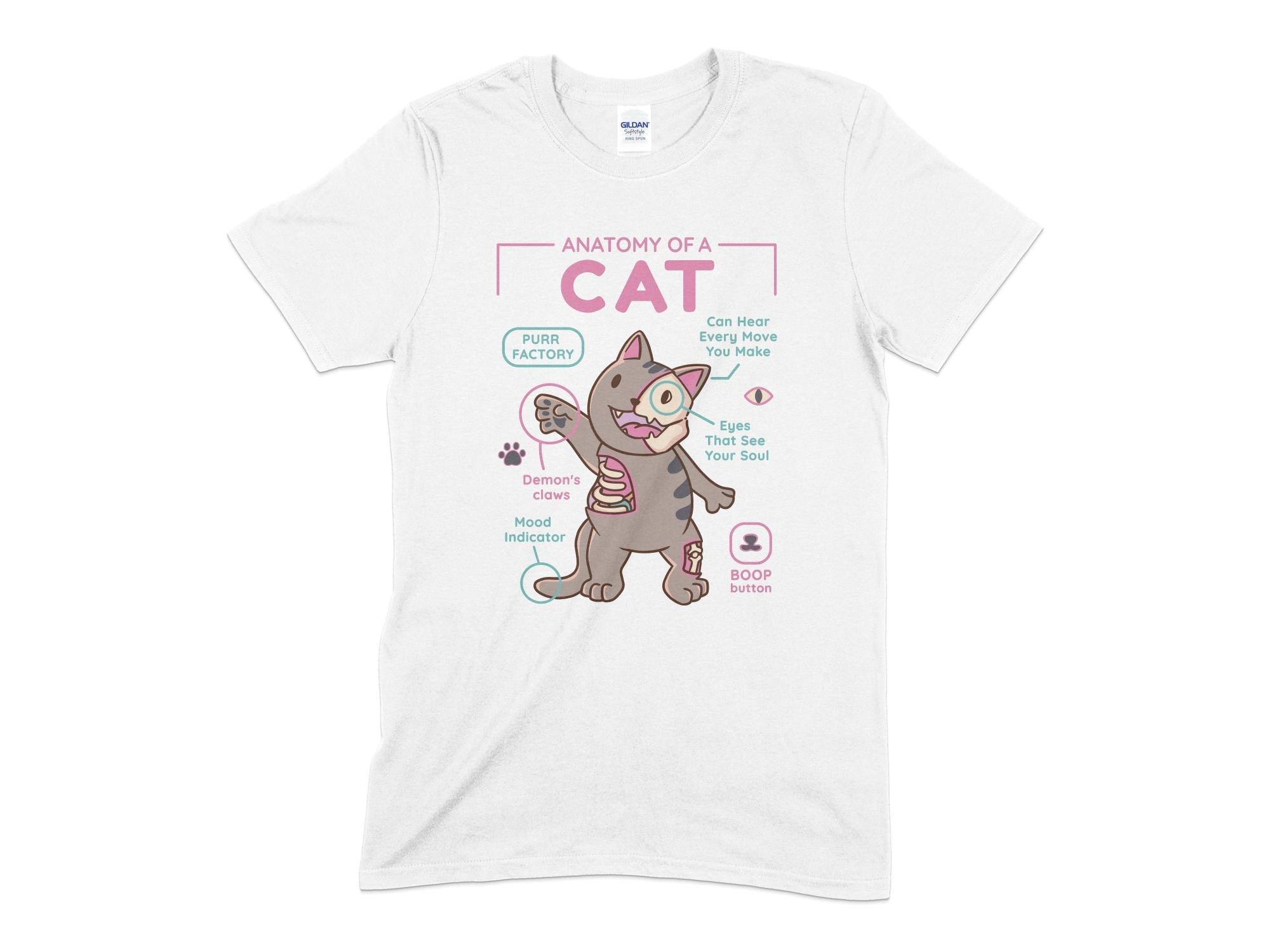 Anatomy Of A Cat Unisex T-Shirt-Tinted Tees