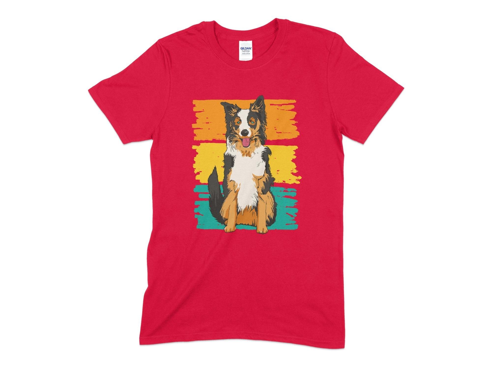 Border Collie Unisex T-Shirt-Tinted Tees